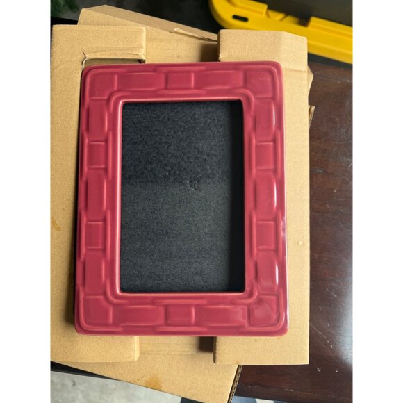 Longaberger Woven Traditions Paprika 4x6 Frame - Picture 1 of 6